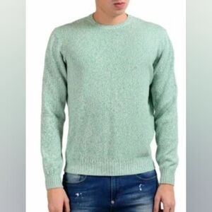 Men's Heather Green Crewneck Sweatshirt
